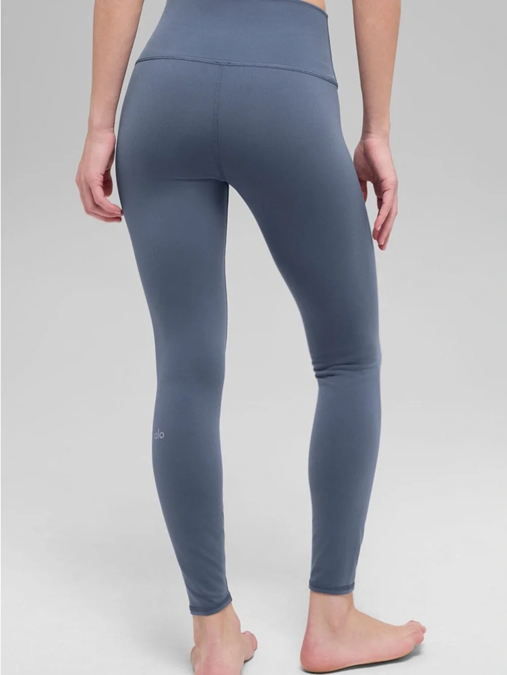 ALO - 7/8 High-Waist Airbrush Legging, Bluestone